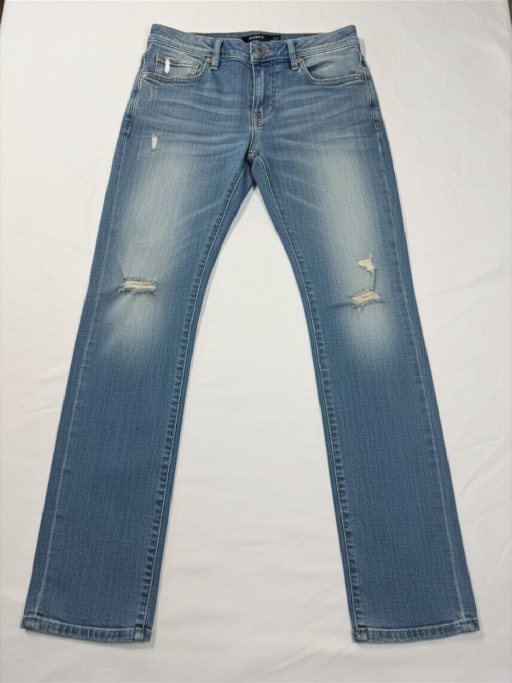 Armani Exchange J14 Skinny Fit Distressed Jeans Light Wash - Men's 30x32